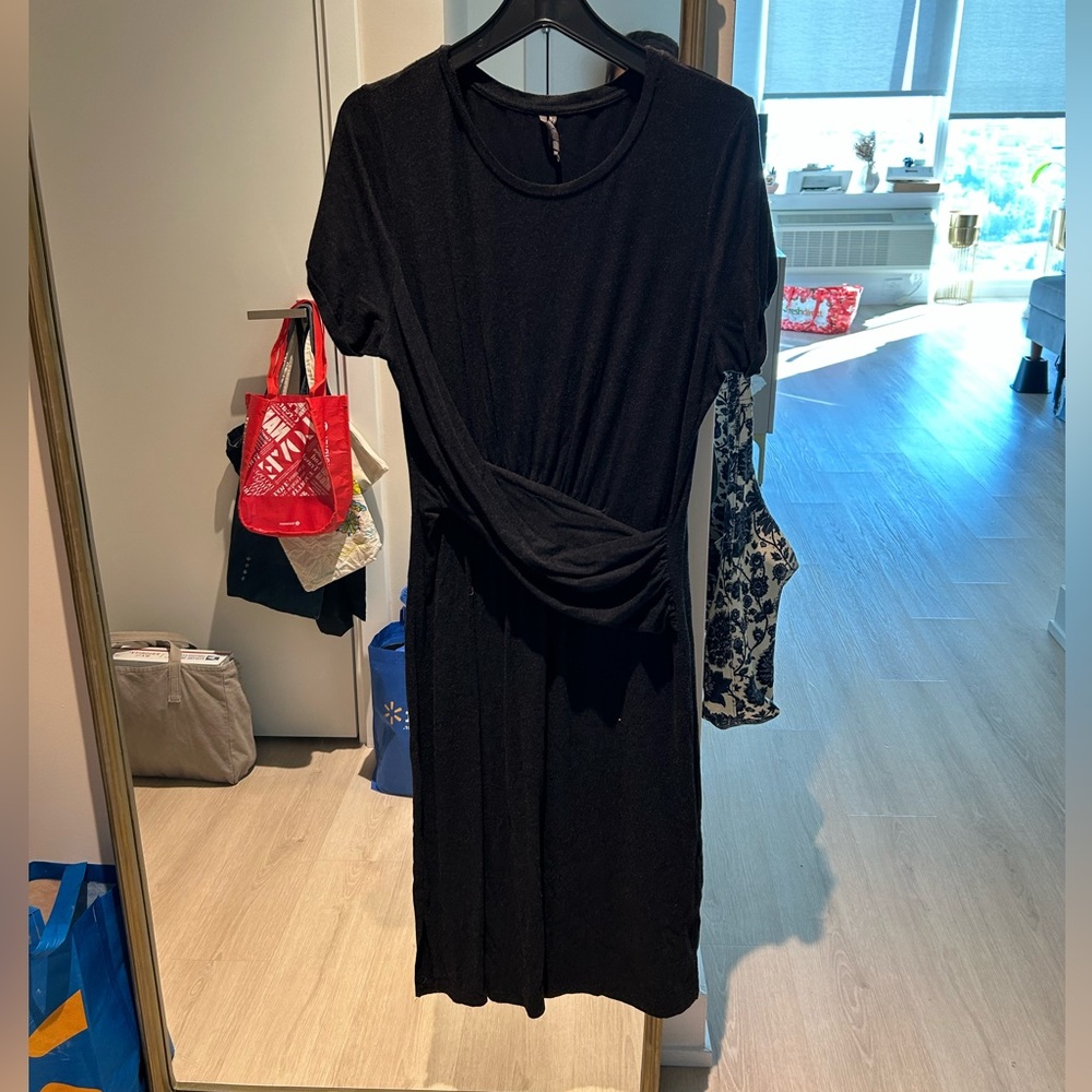 Anthropologie Jersey stretchy midi dress large